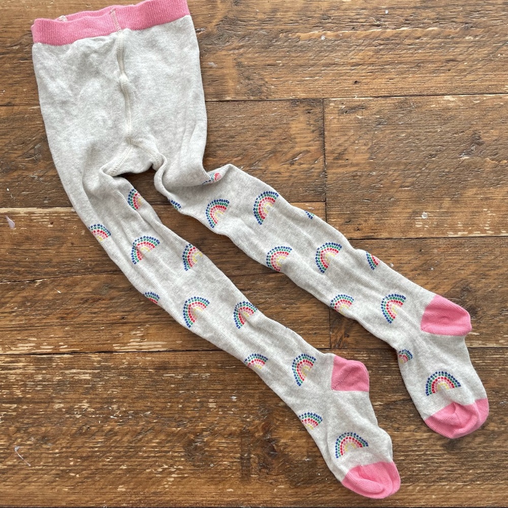 NWOT Mini Boden Rainbow Tights